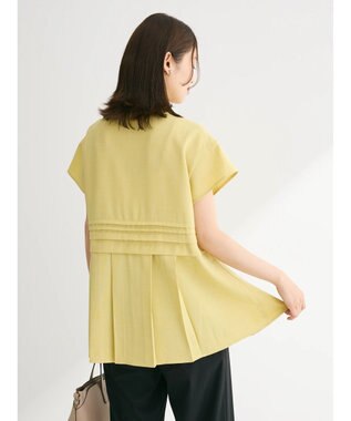 Green Parks プリーツヘムタックチュニック Yellow