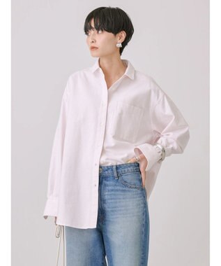 AMERICAN HOLIC Ｄａｉｌｙ！　ＵＶカットオックスシャツ Stripe Pink