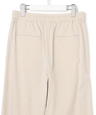 23区 【先行予約】ナチュラルスラブストレッチ ワイドパンツ ベージュ系