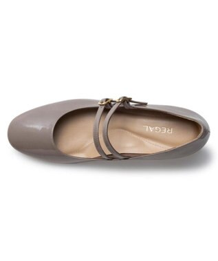 REGAL FOOT COMMUNITY 【リーガルレディース】F52R ダブルストラップパンプス パンプス オークエナメル