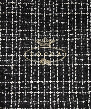 TOCCA 【キャンセル分販売！】【A4サイズ対応】COLOR OF GLORY CUSTOMIZED BAG カスタマイズ トートバッグ ブラックツイード×ホールマーク