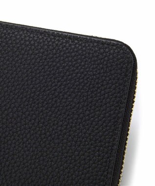 TOPKAPI 【新色追加】【TREASURE TOPKAPI】シュリンクレザー ラウンド 長財布 ブラック