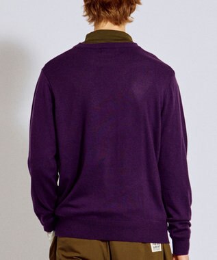 PW CIRCULUS 【MEN】Spark cat クルーネックニット ゴルフ パープル系