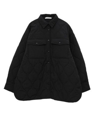 Green Parks キルティングシャツブルゾン Black