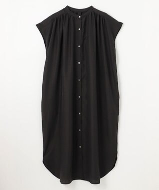 ANY スパンボイル撥水ワンピース ブラック