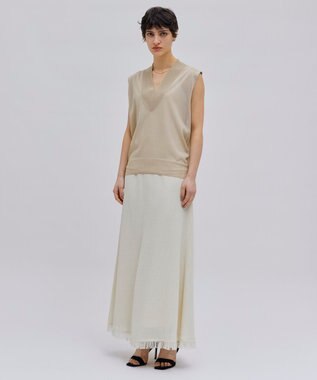 BEIGE， 【洗える】RIOU / ニットトップス Gold