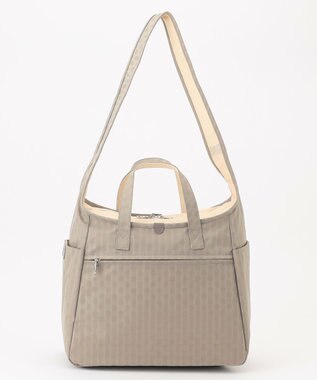 Y'SACCS 小西真奈美×Y'SACCS　Polka Dots ハンドル付きアクティブショルダーバッグ グレージュ