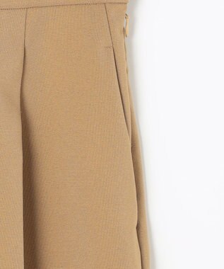 組曲 【美シルエット・ストレッチ・シワになりにくい】オシャクロス ガウチョパンツ ベージュ系