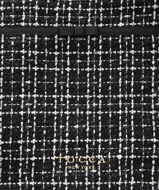 TOCCA 【キャンセル分販売！】【A4サイズ対応】COLOR OF GLORY CUSTOMIZED BAG カスタマイズ トートバッグ ブラックツイード×細リボン