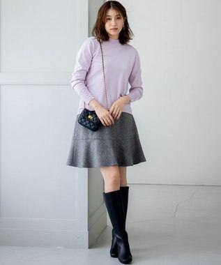 組曲 【WEB限定・2SET】バックレースツインセット ライラック系