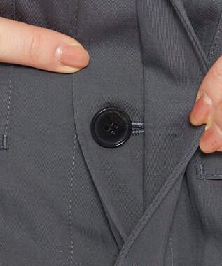 uncrave ドレープツイル ミリタリー ジャケット ブルーグレー