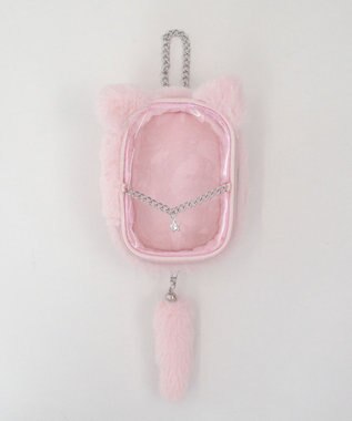 WEGO 【痛バ＆推し活グッズ】なりきりネコぬいポーチ ライトピンク