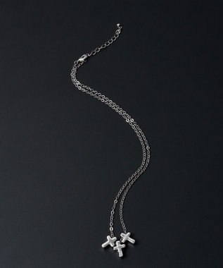 WEGO M立体モチーフ3連ネックレス 柄6