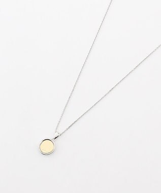 J.PRESS LADIES 【リバーシブル】ワントップ ネックレス シルバー×ケシウスゴールド系