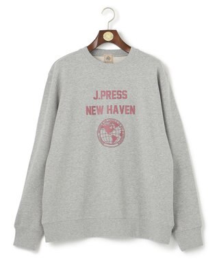 J.PRESS MEN 【WEB・一部店舗限定】フロントプリントスウェット グレー系