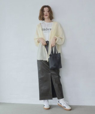 WEGO 【2026年春夏新作】シアーフードシャツ ライトイエロー