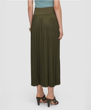 JOSEPH プリーツサテン　スカート Palm Leaf