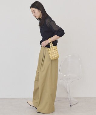 AMERICAN HOLIC シアーリブニットカーディガン Navy