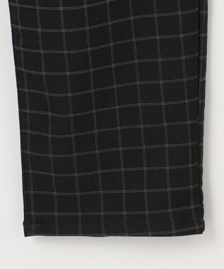 ANY 【大好評につき新色登場！/ストレッチ】大人の7daysデイリーパンツ クロ×ホワイトチェック