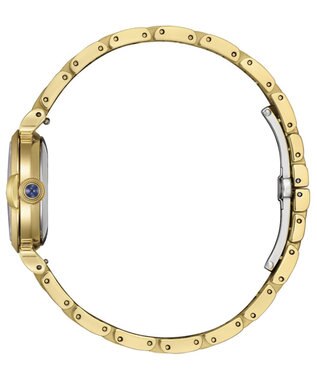 CITIZEN 【生命力あふれる美しい水（AQUA）を表現した限定モデル】電池交換不要 光発電エコ・ドライブ ROUND Collection EM1133-85L ゴールド