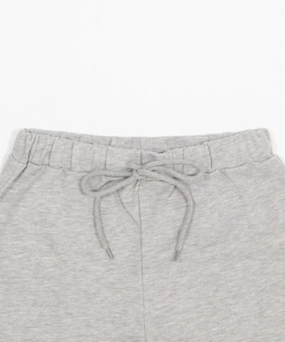 WEGO 裏毛マイクロショートパンツ 杢グレー