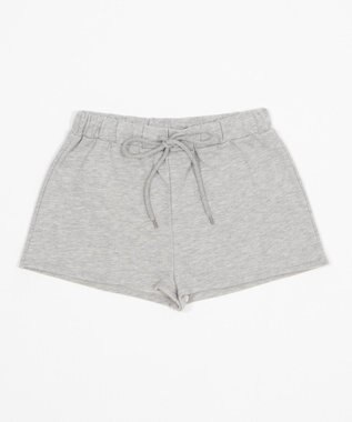 WEGO 裏毛マイクロショートパンツ 杢グレー