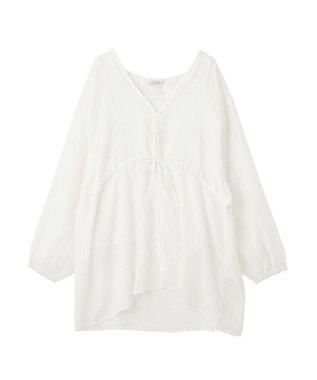 Green Parks ＳＥＴ２点Ｖネックブラウス＋タンクトップ Off White