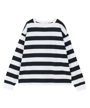 Green Parks ボーダープルオーバー Black