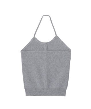 CRAFT STANDARD BOUTIQUE ホルターネックニットベスト Gray Mixture