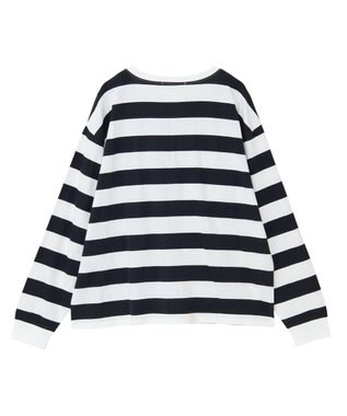 Green Parks ボーダープルオーバー Black