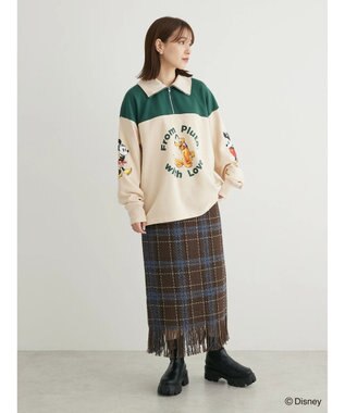 Green Parks Ｄｉｓｎｅｙ／裏毛ハーフＺＩＰスウェット Green