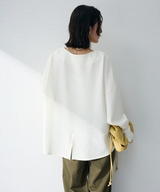 Green Parks 袖スリットカットプルオーバー Off White