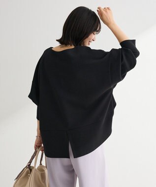 Green Parks 袖スリットカットプルオーバー Black