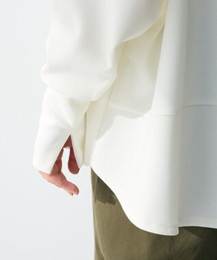 Green Parks 袖スリットカットプルオーバー Off White