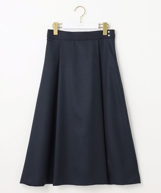 ANY SIS 【美人百花6月号掲載】スムージーポリエステル スカート ネイビー