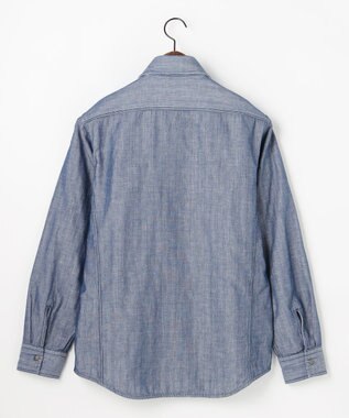 JOSEPH ABBOUD 【キングサイズ・2WAY】 リバーシブルシャツ サックスブルー系