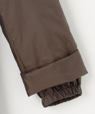 自由区 ADSシャンブレータフタ ダウンコート ダークブラウン系