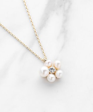 TOCCA PEARL GARDEN NECKLACE ネックレス ゴールド系
