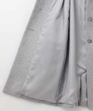 J.PRESS LADIES S アンゴラビーバー チェスターコート ライトグレー系