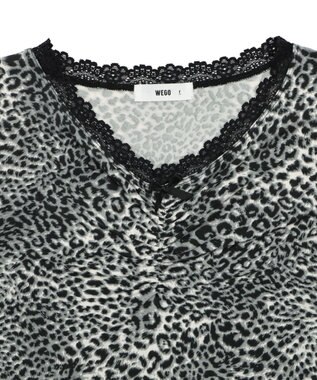 WEGO レオパードレースちびT グレー