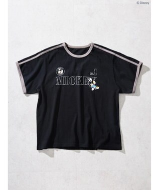 AMERICAN HOLIC ラインＴシャツ　Ｂｌａｃｋ／Ｄｉｓｎｅｙ Black