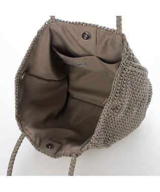 UNBILLION カシュカシュ cachecache / ベーシッククロッシェトート カゴバッグ GY