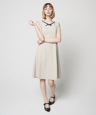 TOCCA 【消臭・吸水速乾・洗える！】AFTER RAIN ドレス ベージュ系