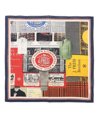 J.PRESS MEN 【WEB・一部店舗限定】Scarf with the history of J.PRESS ホワイト系5