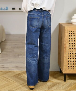 caqu modern baggy ワイドシルエットデニムパンツ USED WASH 1year