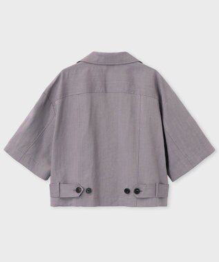 Paul Smith レーヨンリネン パッチポケット ブルゾン ライラック