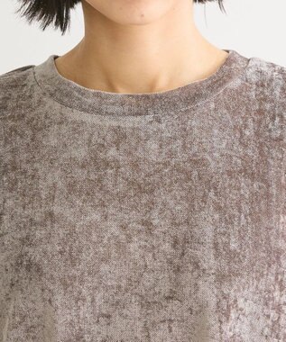 Green Parks シアーベロアプルオーバー Gray