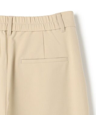 UNFILO マイビューティ タックワイドパンツ ベージュ