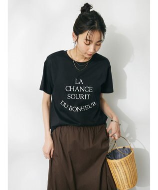 CRAFT STANDARD BOUTIQUE 【ＵＶカット】ＬＡ　ＣＨＡＮＣＥ　ＴＥＥ Black