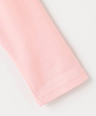 ANY KIDS 【すみっコぐらし】サガラ刺繍 長袖 Tシャツ ペールピンク×ねこ